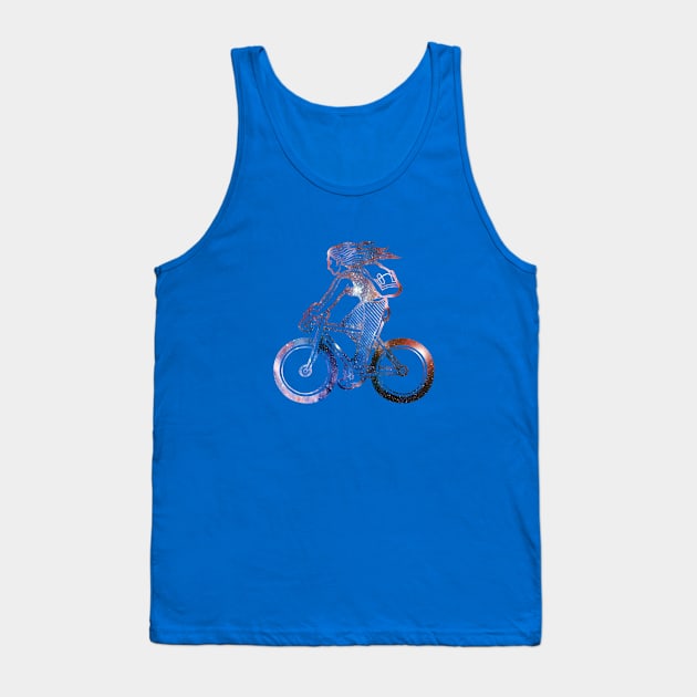 Girl Cycling Tank Top by tsign703